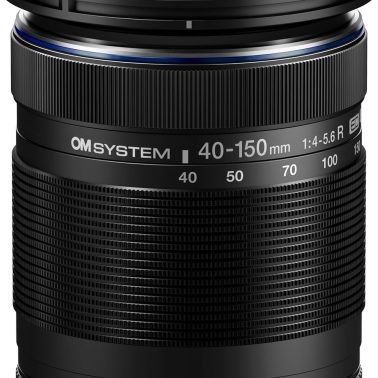 OM System M.Zuiko Digital ED 40-150mm F4.0-5.6 R Lens with High-Speed Imager AF and 30 to 8.2-Degree Angle of View (Black)